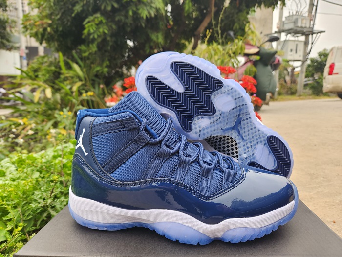 Men's Running weapon Air Jordan 11 Navy Shoes 049